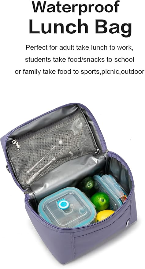 NOL Natural Organic Lifestyle Insulated Lunch Bags - Image 7