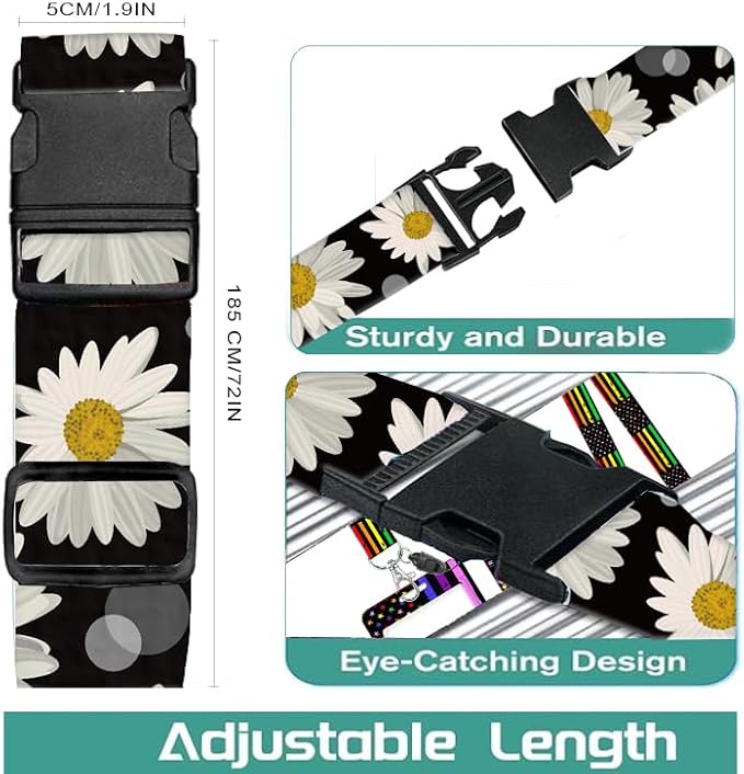 Luggage Straps for Suitcases Travel Belt Accessories, Cute Suitcase Strap - Image 2