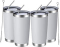MEWAY 20oz Tumbler 4 Pack Double Wall Vacuum Insulated Travel Mug Bulk by MEWAY