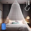 Mosquito Net for Bed, Large White Bed Canopy for Girls, Hanging Bed Net by Sublaga