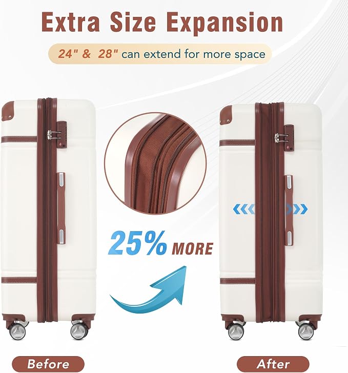 Merax Luggage Set 2 Piece Suitcase Set - Image 5