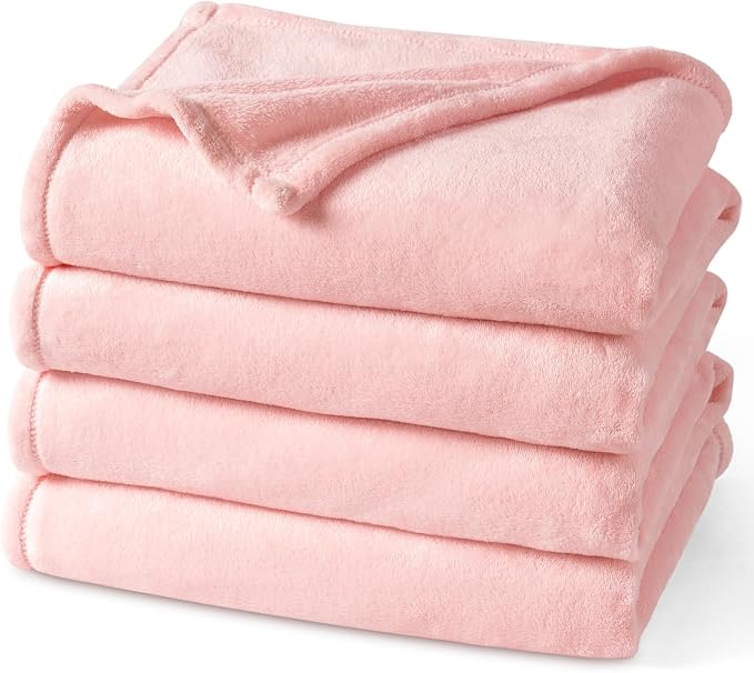 PHF Ultra Soft Fleece Blanket King Size, No Shed No Pilling Luxury Plush Cozy by PHF