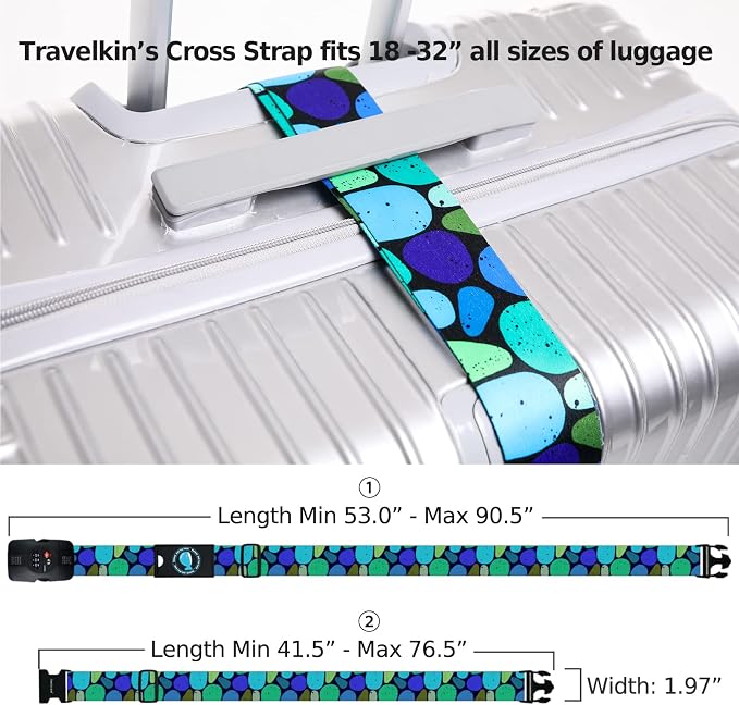 Travelkin Luggage Straps TSA Approved - Image 4