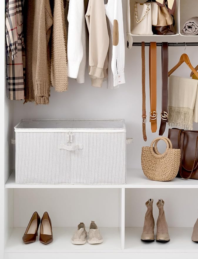 StorageWorks Shoe Organizer for Closet, Fits up to 24 Pairs, Shoe Cubby Storage - Image 5