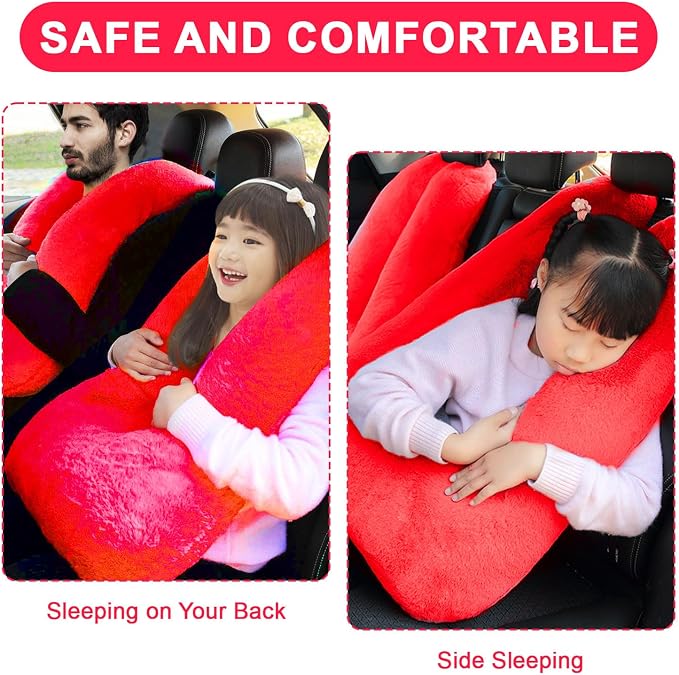 Travel Pillow, Travel Pillow for Kids, Sleeper Hold Pillow Travel, Removable - Image 4