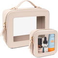 LETGO Clear Makeup Bags Set by LETGO