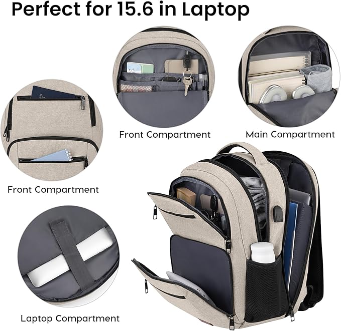 Backpack for Girls Women, School Backpack for Teen Boys, Lightweight Casual - Image 2