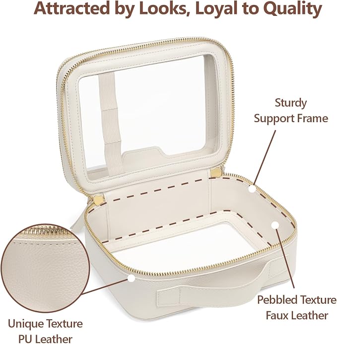 PACKISM Double Layer Clear Makeup Bag - Image 3