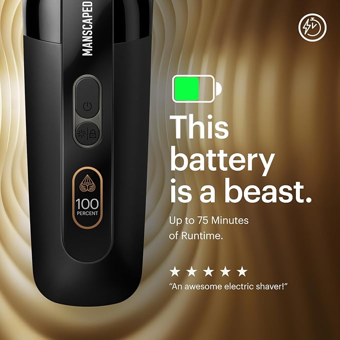 MANSCAPED® The Chairman™ PRO Men’s Electric Foil Face Shaver - Image 7