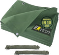 20’x24’ Canvas Tarp Heavy Duty Water Resistant Tarpaulins by Ezcasch