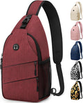 Crossbody Bags for Women Men Trendy Sling Bag Bakpack Casual Chest Bag by Pritent