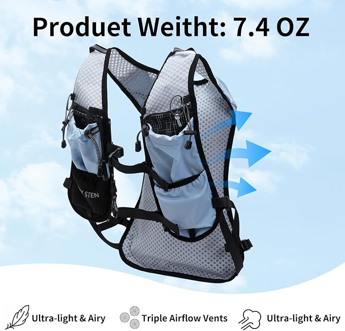 Hydration Backpack, Water Backpack, Women's Running Vest, Running Backpack - Image 7