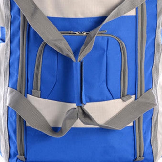 Olympia U.S.A. 29 inch Jumbo Size 8 Pockets Wheeled Rolling Duffel Bag Water - Image 6