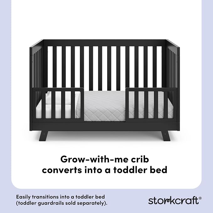 Storkcraft Beckett Convertible Crib – Converts from Baby Crib to Toddler Bed - Image 5
