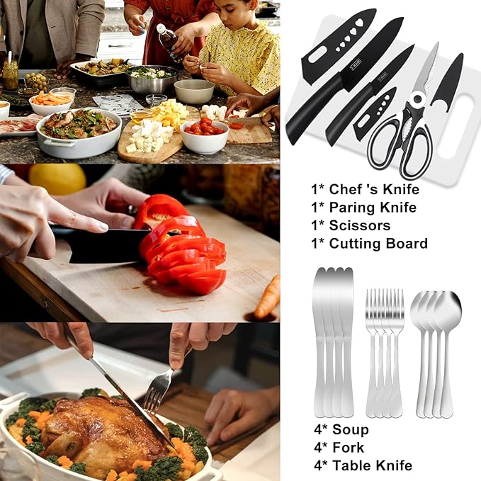 35 Pcs Camping Kitchen Utensil Set Outdoor Kitchen Gear, Outdoor Cooking and - Image 4