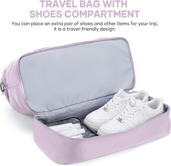 Travel Duffel Bag, Sports Tote Gym Bag, Shoulder Weekender Overnight Bag - Image 4