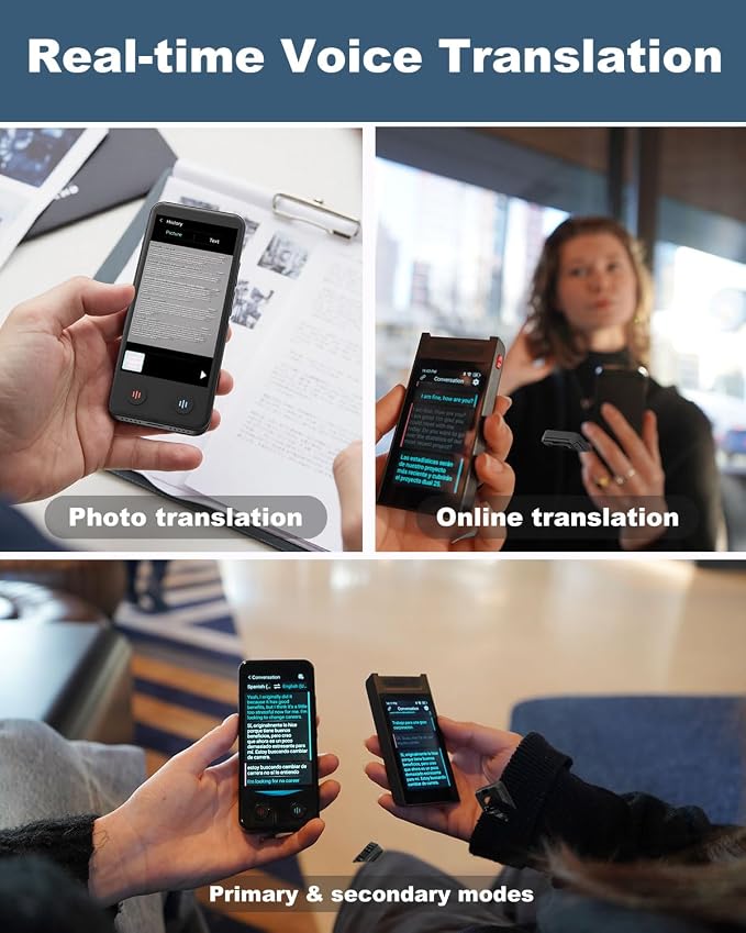 iTour D-Lite Dual Screen Language Translator Device, 2025 Real-Time Voice - Image 3