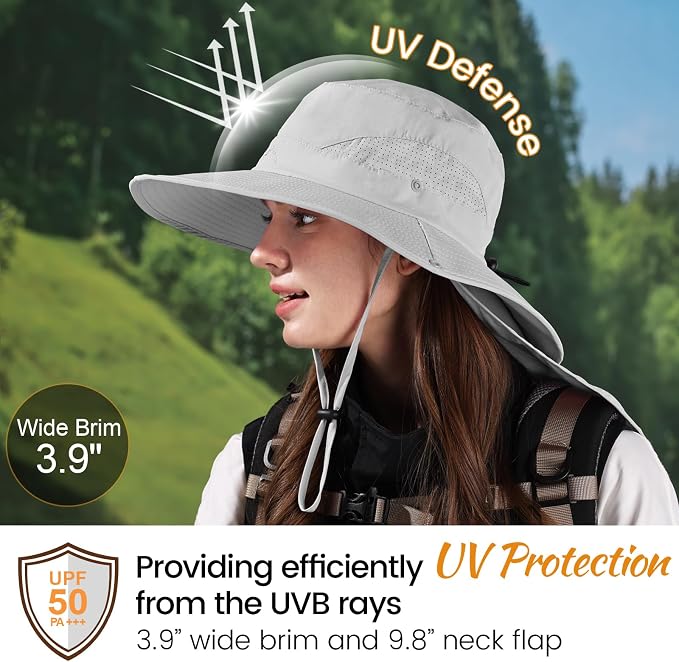 ZOORON Sun Hat for Men Women Fishing Hat - Image 3