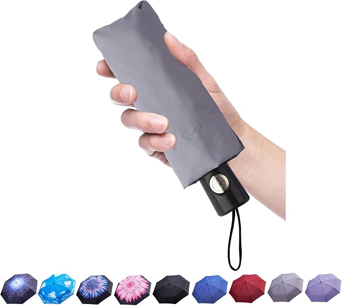 Goothdurs Automatic Mini Travel Windproof Umbrella Compact Auto Open/Close by Goothdurs
