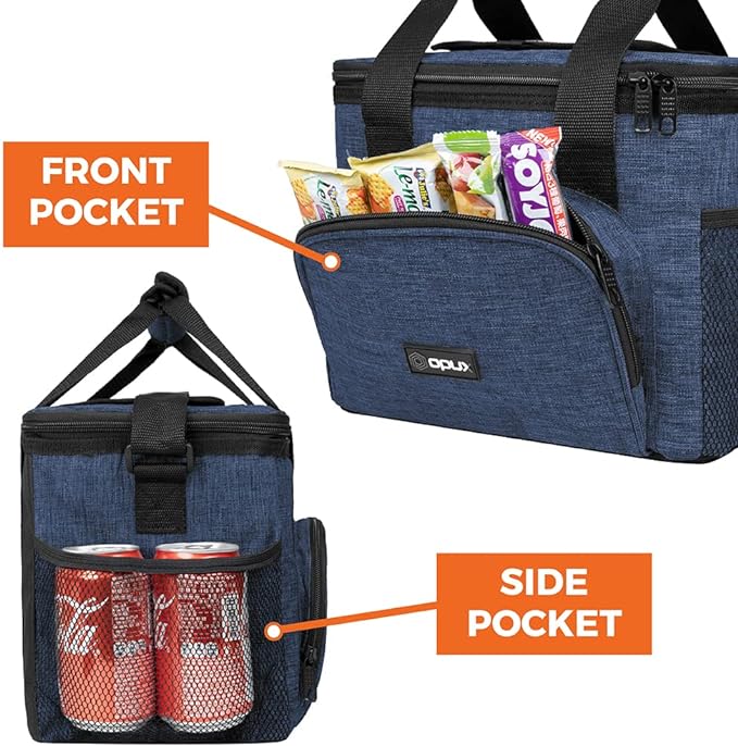 OPUX Soft Cooler Bag, Insulated Collapsible Lunch Cooler Bag - Image 5