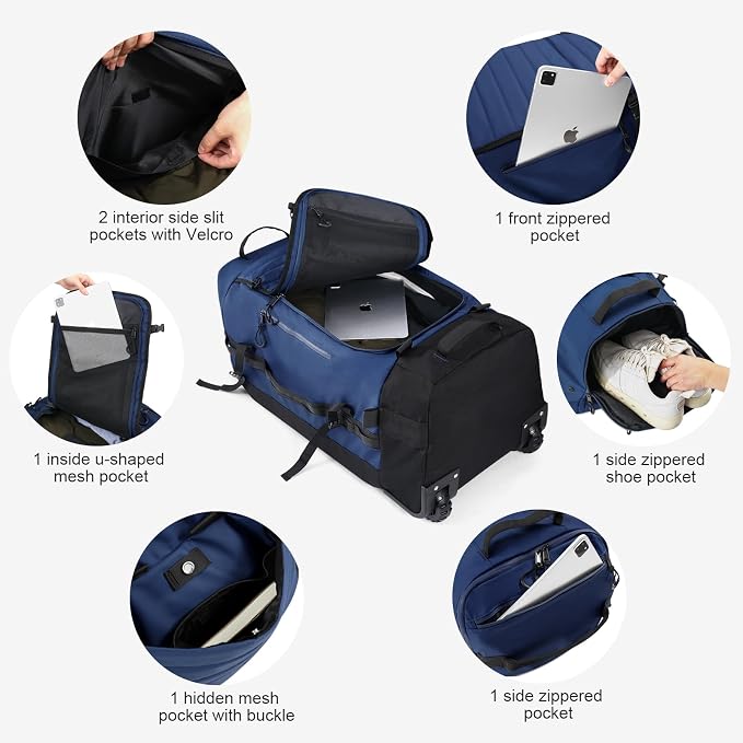 Vomgomfom 86L Collapsible Wheeled Luggage - Image 6