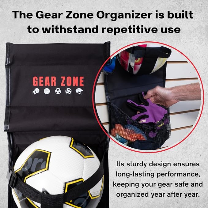 Hanging Sports Equipment Organizer | Multi-Purpose | Garage Sports Ball Storage - Image 6