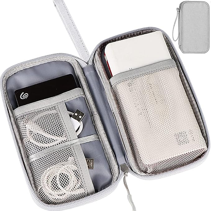 Electronic Organizer Small Travel Cable Organizer Bag, Digital Gadget Organizer - Image 6