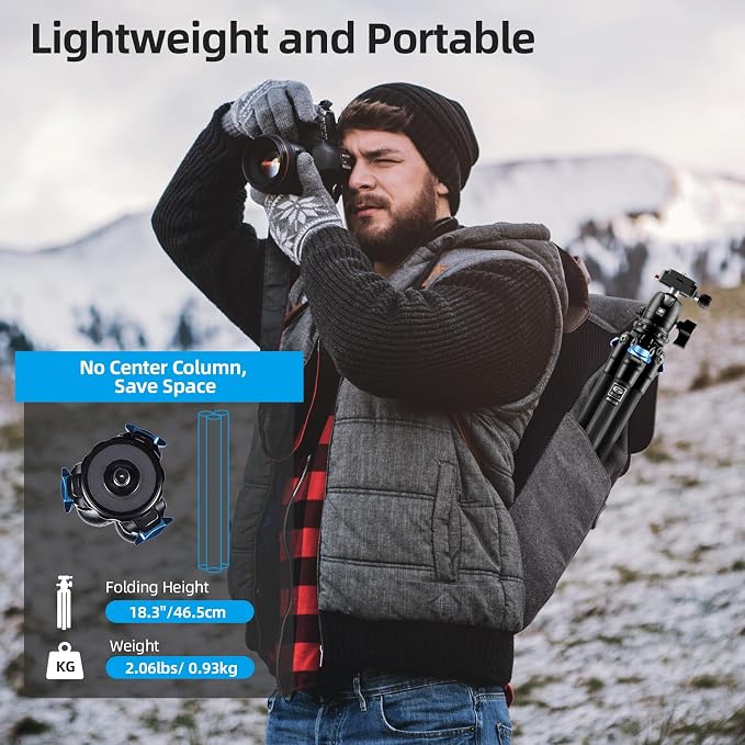 SIRUI Carbon Fiber Travel Tripod - Image 2