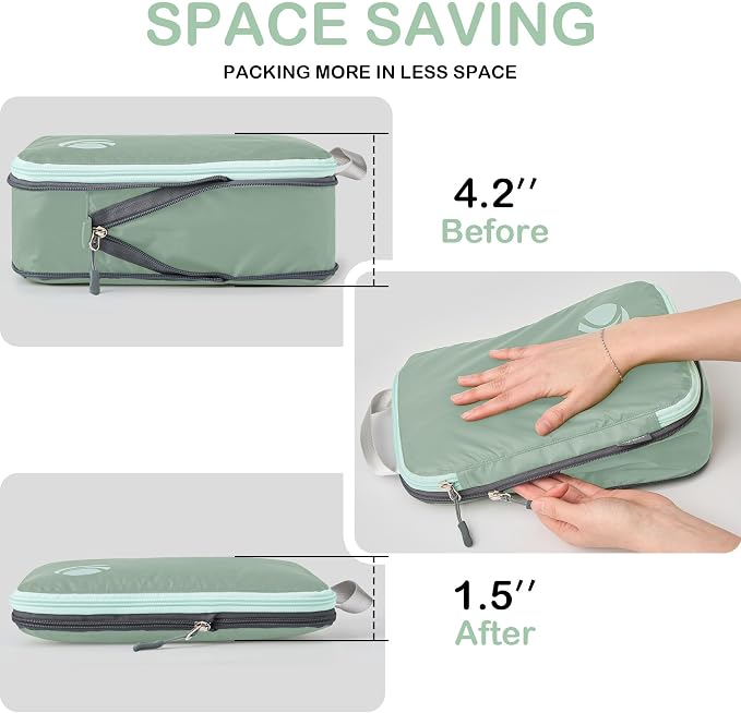 Cipway Compression Packing Cubes, Ultralight Luggage Organizer Bags - Image 3