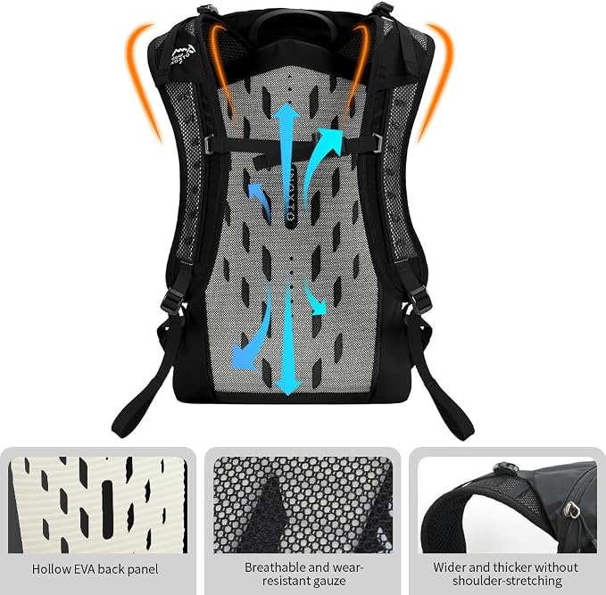 Hiking Hydration Backpack with 3l Water Bladder - Image 5