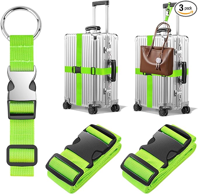 BILIONE 3Pcs Luggage Straps Set by BILIONE