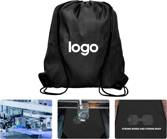 300 Pieces Drawstring Backpack Bags Sports Sackpack Bulk Cinch Gym Bag - Image 7