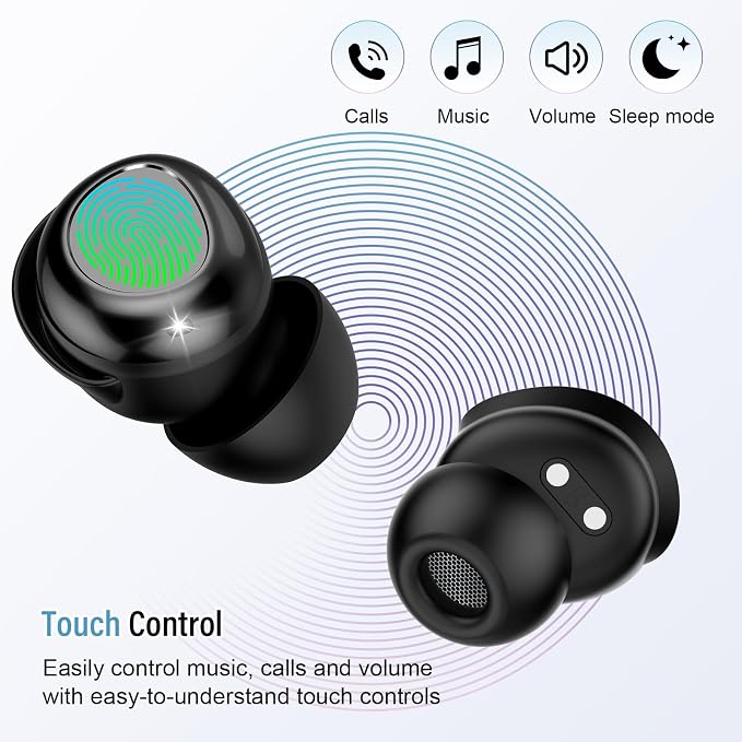 Sleep Earbuds Bluetooth 5.4 in Ear Light-Weight Headphones, Mini Sleep - Image 3
