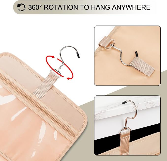Travel Hanging Toiletry Bag for Women, Cruise Ship Essentials, - Image 7