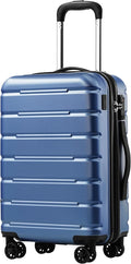 Coolife Luggage Suitcase Carry-on Spinner TSA Lock USB Port Expandable by COOLIFE