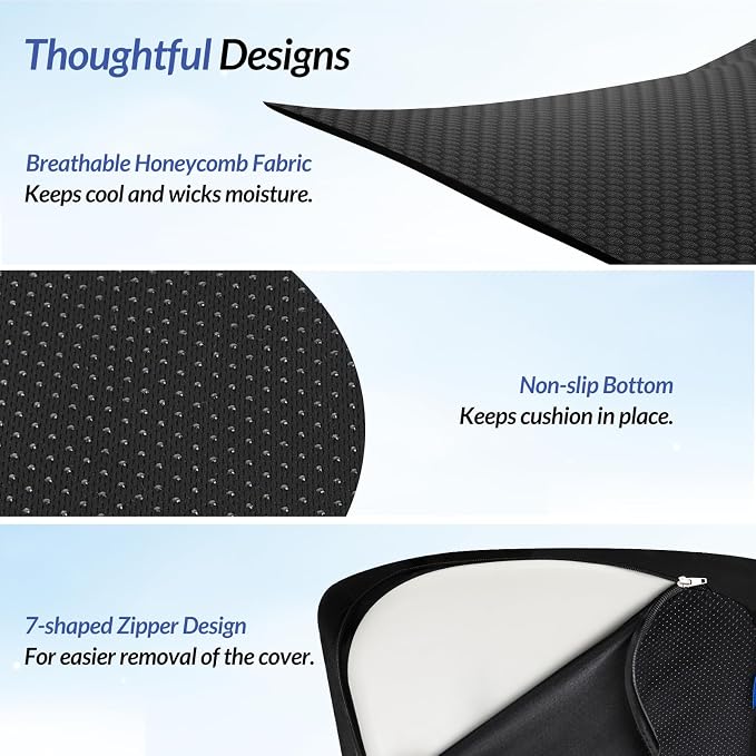 ZIKEE Pioneering Seat Cushion for Pressure Relief, Ergonomic Office Chair - Image 6