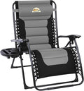 Oversized Padded Zero Gravity Lounge Chair, Foldable Patio Anti Gravity by ColegenceOutdoor