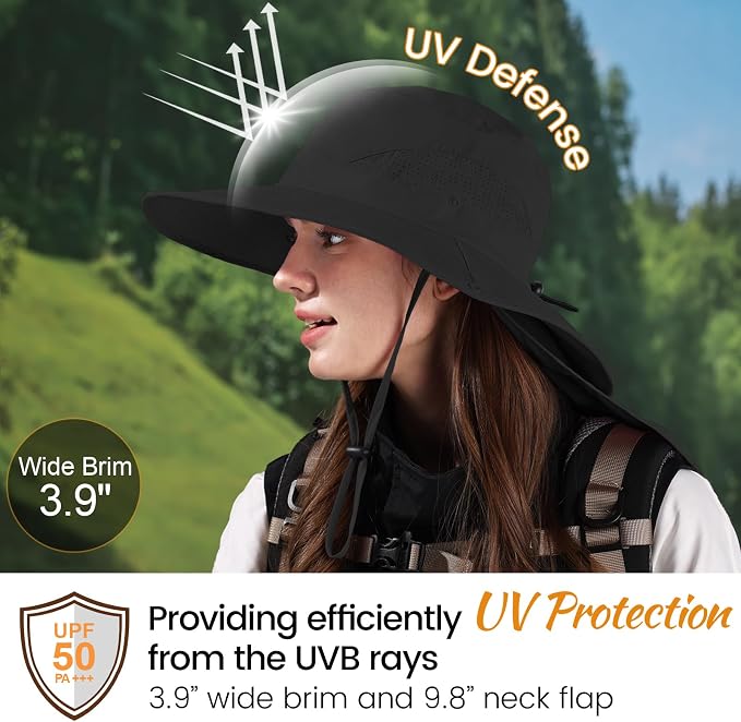 ZOORON Sun Hat for Men Women Fishing Hat - Image 3