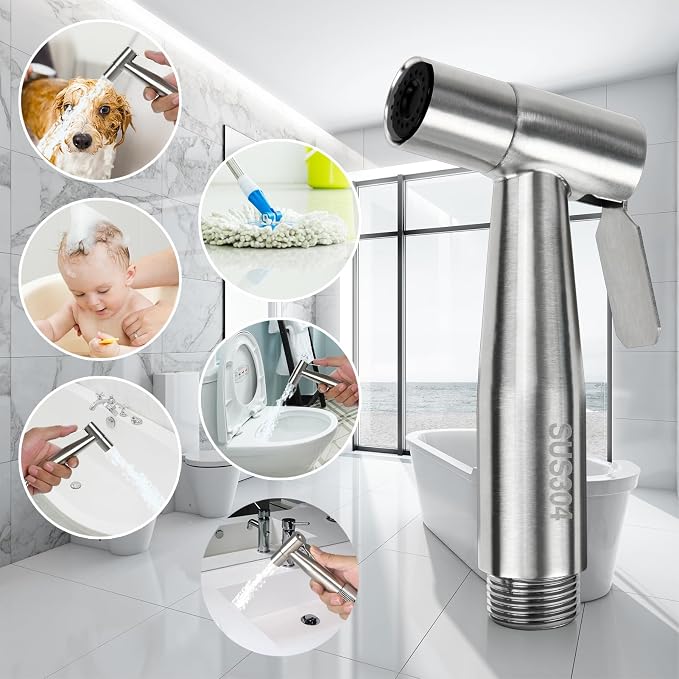 Bidet Sprayer for Toilet with Adjustable Water Pressure, Handheld Bidet Sprayer - Image 5