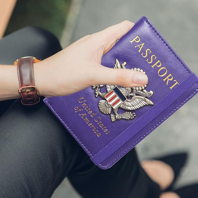 Passport Holder for Travel Passport Cover for Men Passport Wallet Case - Image 7