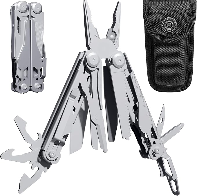 Multitool Stainless Steel Multi-Tool Pliers 22-in-1 by PERWIN