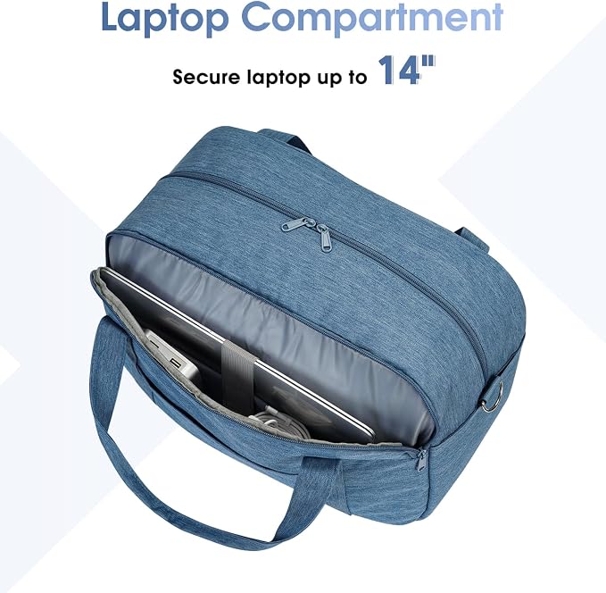 Narwey 18" Carry on Bag with Laptop Compartment 14 Inch Travel Duffel Bag - Image 5