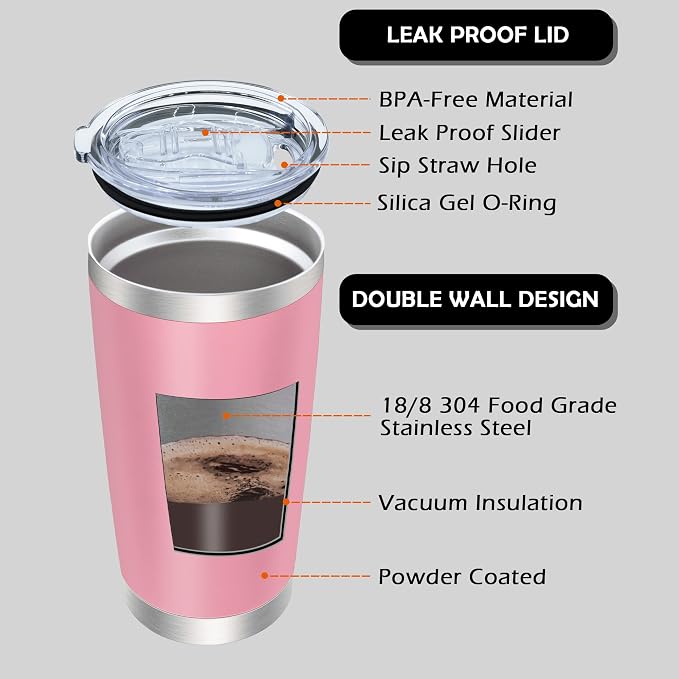 20oz Tumbler Bulk Stainless Steel Tumblers - Image 3