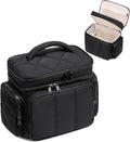 LEDAOU Toiletry Bag for Women, Quilted Travel Makeup Bag Organizer by LEDAOU