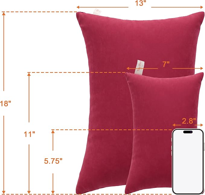 NTBAY Tiny Pillows, Down Alternative 7"x11" Microfiber Mini Pillow - Image 5