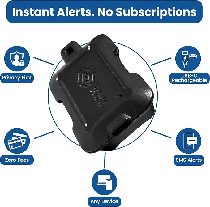 Kini SafeAlert WiFi Motion Sensor Alarm | Real-Time SMS Notification | Wireless - Image 2