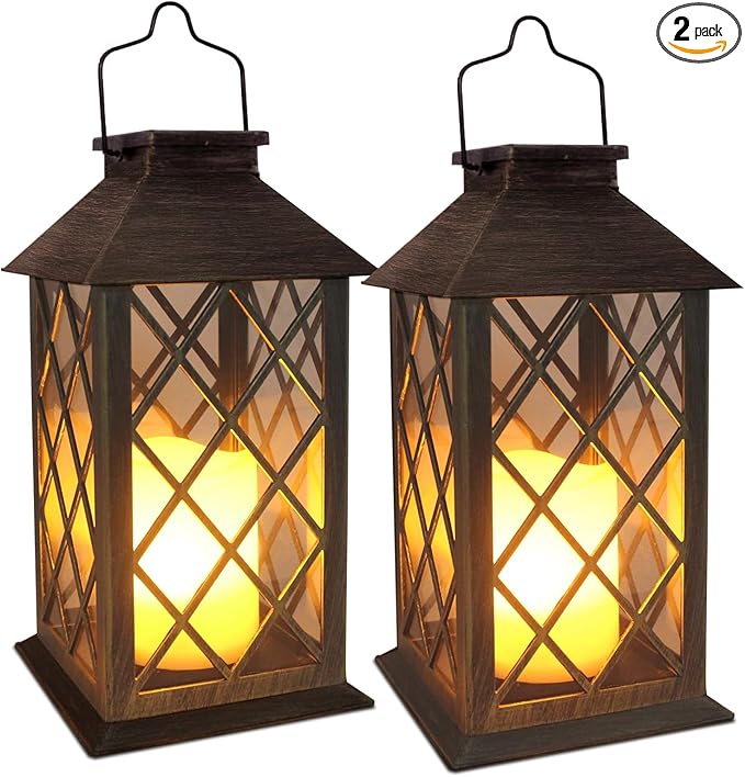 SHYMERY Solar Lanterns, Hanging Outdoor Lantern by SHYMERY