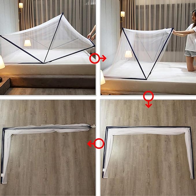 Mosquito Net, Bed Mosquito Net, Collapsible Mosquito Net Tent, Outdoor Mosquito - Image 6