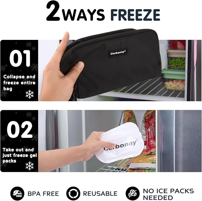 Cerbonny Cooler Bag Freezable Lunch Bag - Image 5