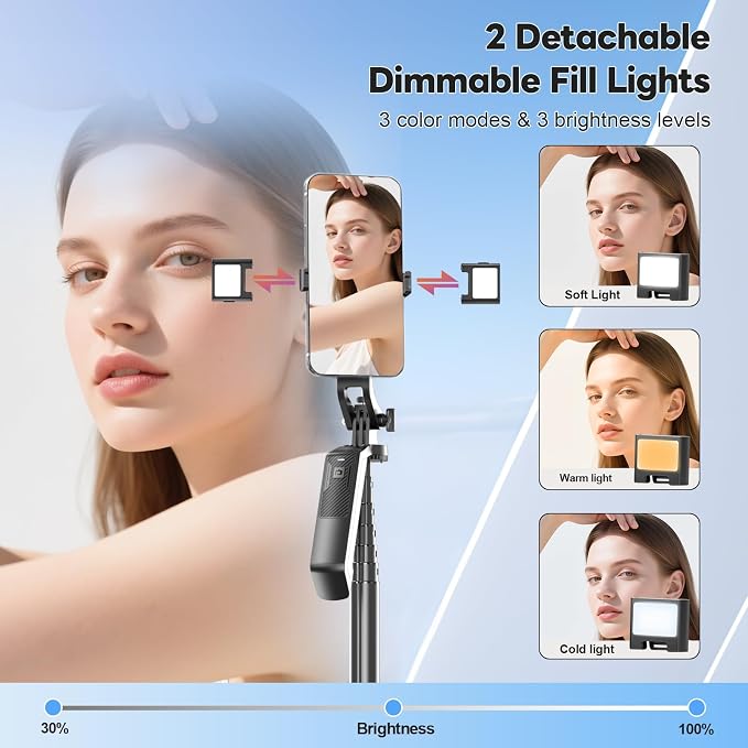 71" Selfie Stick Phone Tripod - Image 4